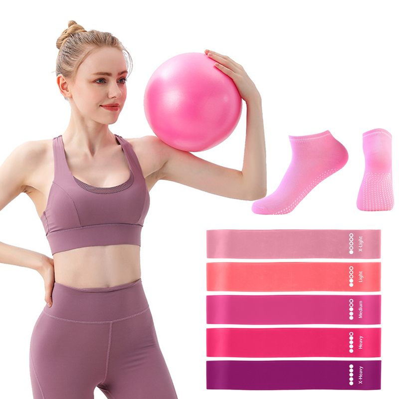 Pilates Yoga Ball Exercises - Ensembles de bandes de résistance de