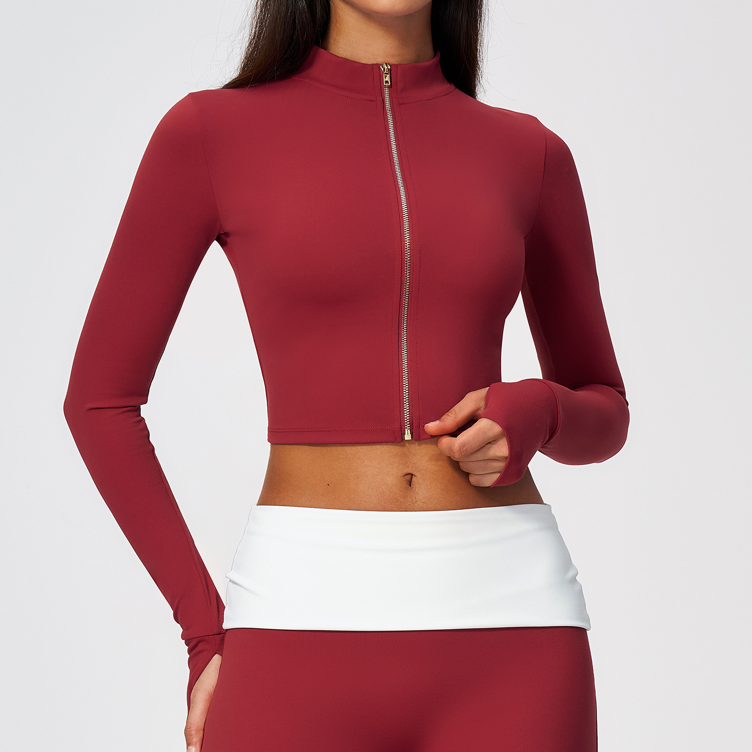 Pilates Yoga Fit - Veste de yoga à manches longues,