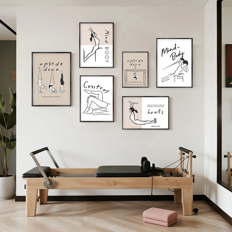 Pilates Yoga Movement - Affiches d'art Pilates, impressions modernes et