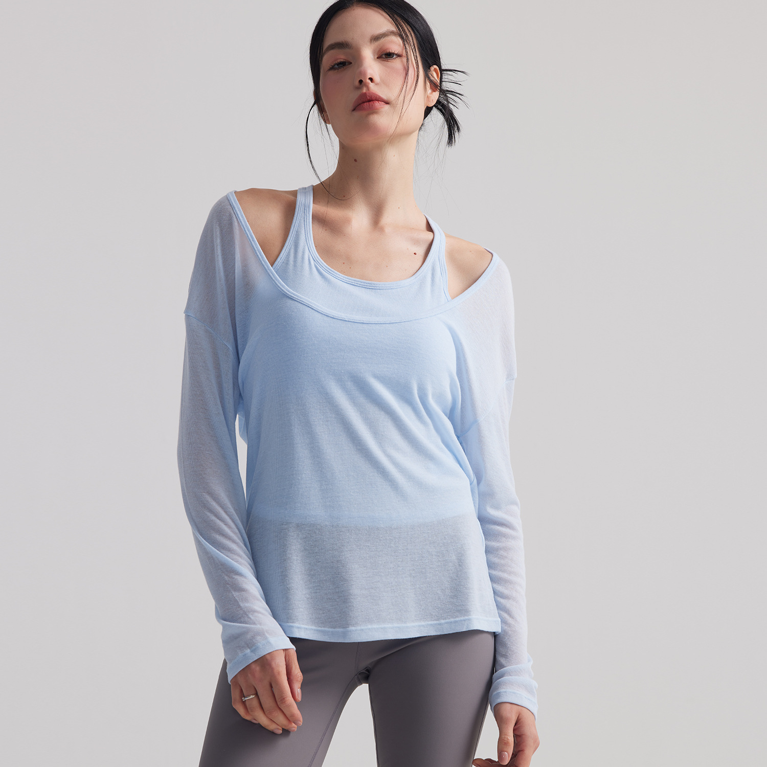 Tunique de sport ample semi-tr - Pilates Yoga Fit avis et prix
